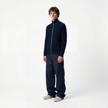 Dual Ribbed Knit Jacket